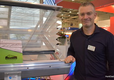 Gerdo Wennekers with Dutch Netting Systems was new at the show.